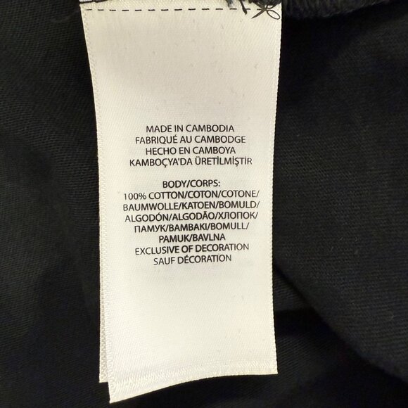 Polo Ralph Lauren NWT Mens Black V-Neck T-Shirt Size XXL Cotton Red Pony Logo - Picture 7 of 10